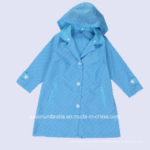 Adult Used New Design PU Coated Polyester Raincoat